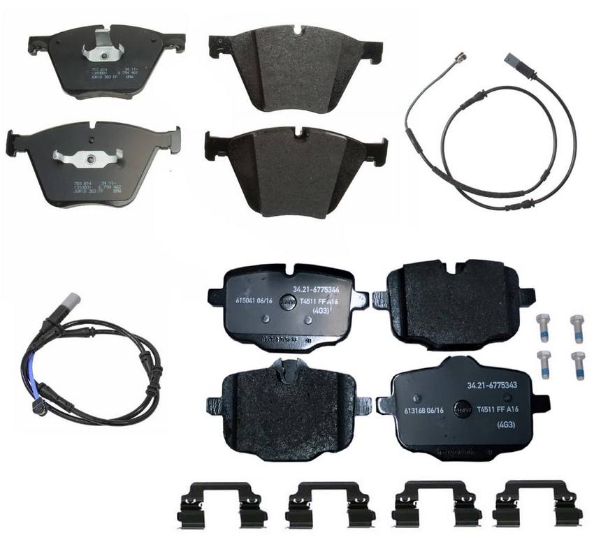 BMW Disc Brakes Kit - Pads Front and Rear